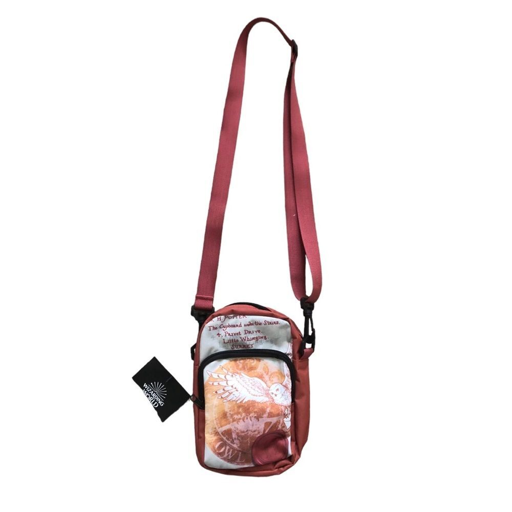Harry Potter Hogwarts Letter Hedwig Crossbody Bag Red NWT